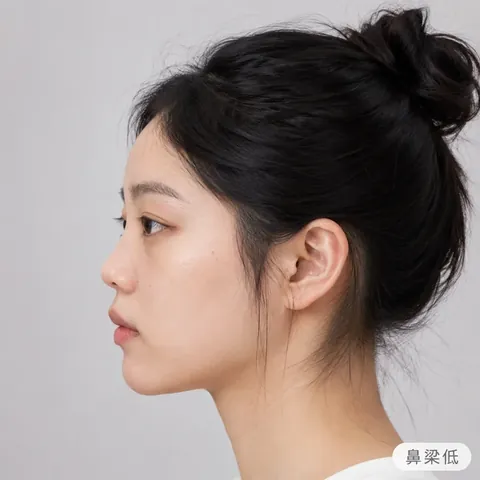 鼻梁低