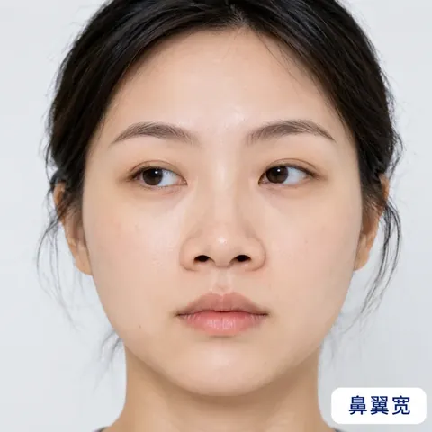 鼻翼宽